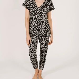 Smash & tess Lexi leopard romper size XS